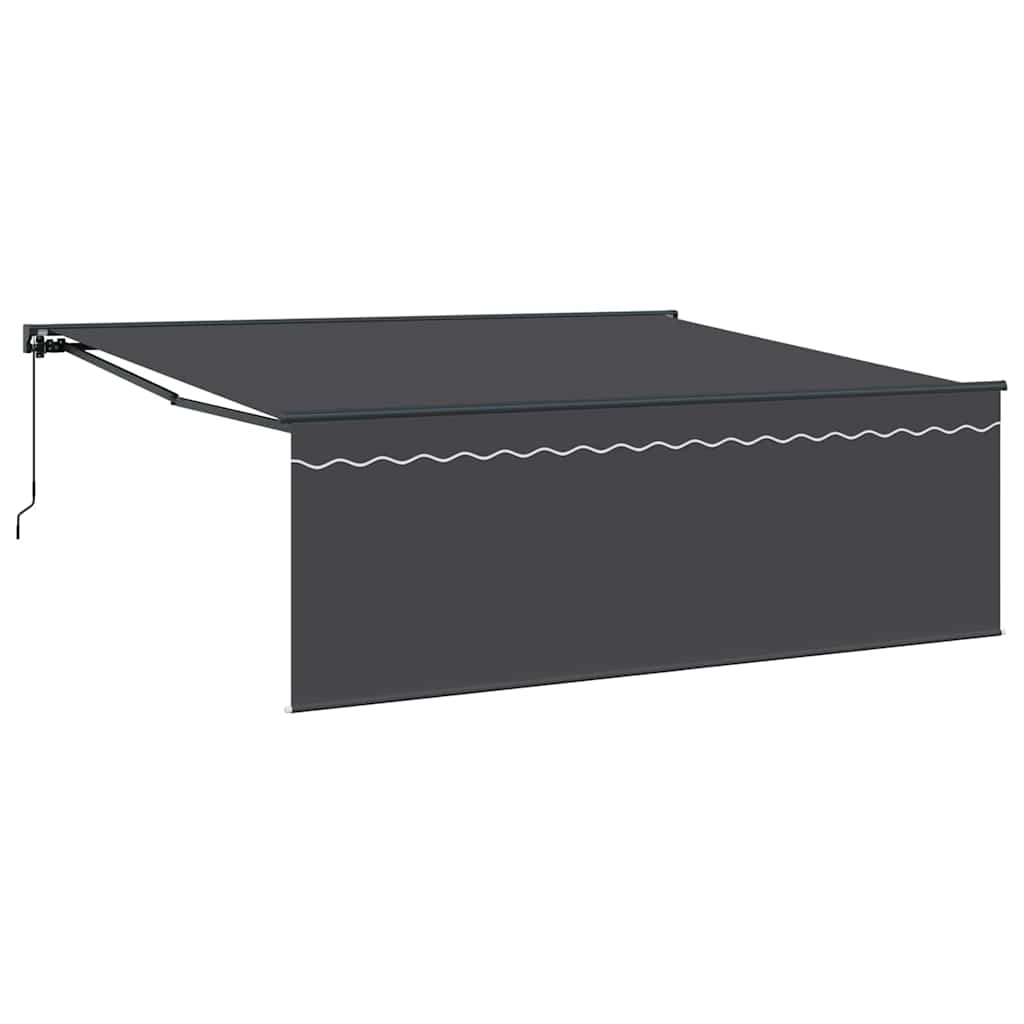 Inklapbaar Zonnescherm Antraciet 400 × 300 Cm Anthraciet (Anthraciet Frame)