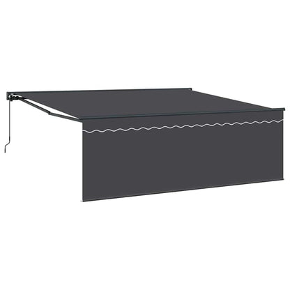 Inklapbaar Zonnescherm Antraciet 400 × 300 Cm Anthraciet (Anthraciet Frame)