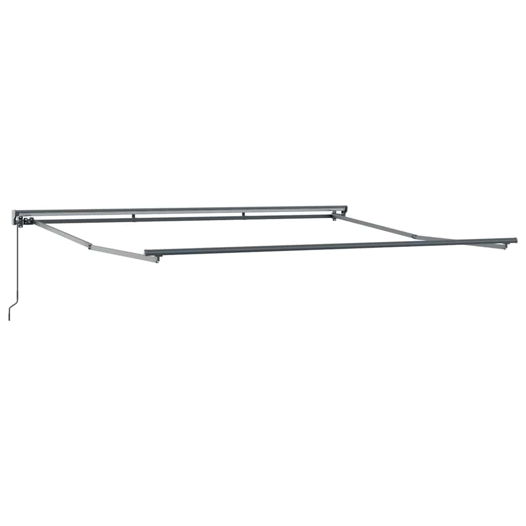 Inklapbaar Zonnescherm Antraciet 400 × 300 Cm Anthraciet (Anthraciet Frame)