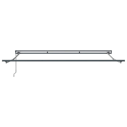 Zijde Frame Bruin 400 × 300 Cm Polyester Met Pu-Coating Bruin (Anthraciet Frame)