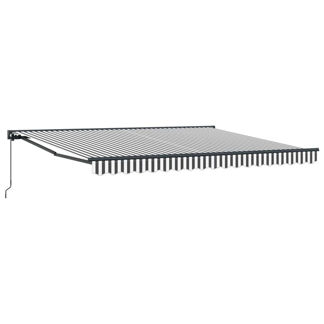 Zijde Frame Antraciet En 400 × 300 Cm Anthraciet En Wit (Anthraciet Frame)