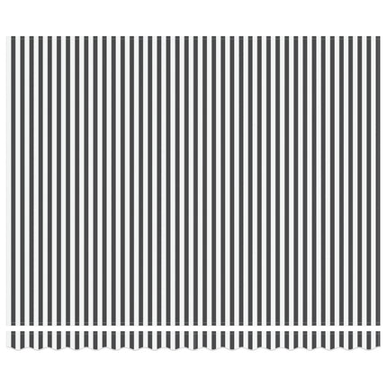 Zijde Frame Antraciet En 400 × 300 Cm Anthraciet En Wit (Anthraciet Frame)