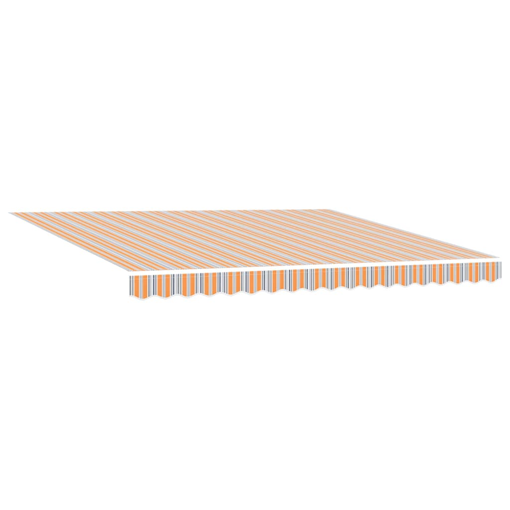 Inklapbaar Zonnescherm Multikleur 400 × 300 Cm Rood En Wit (Anthraciet Frame)