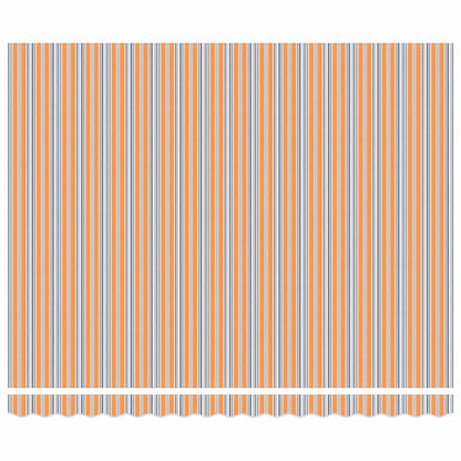 Inklapbaar Zonnescherm Multikleur 400 × 300 Cm Rood En Wit (Anthraciet Frame)