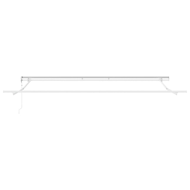 Uitschuifbare Luifel 400 × 300 Cm Stof En Aluminium Beige