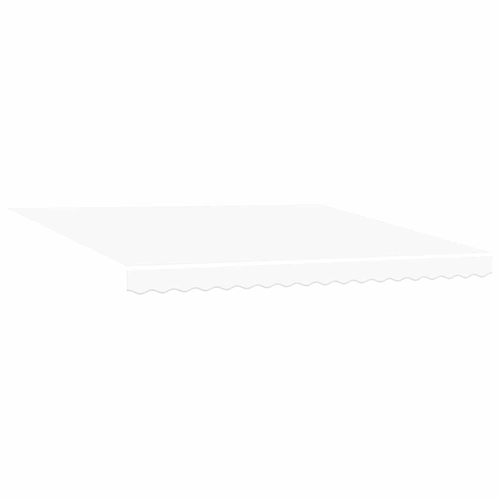 Inklapbaar Zonnescherm Wit 400 × 300 Cm Polyester En Aluminium Wit
