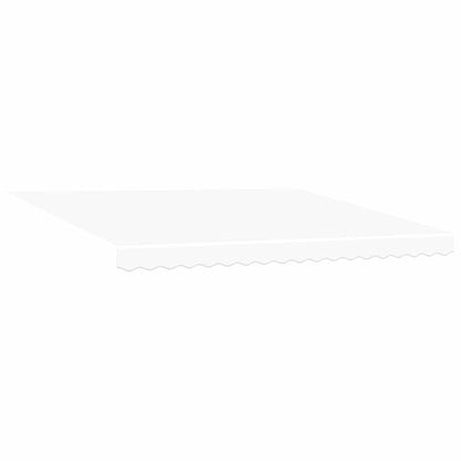 Inklapbaar Zonnescherm Wit 400 × 300 Cm Polyester En Aluminium Wit