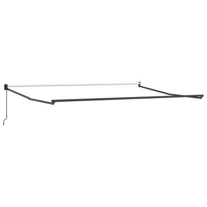 Inklapbaar Zonnescherm Wit 400 × 300 Cm Polyester En Aluminium Wit