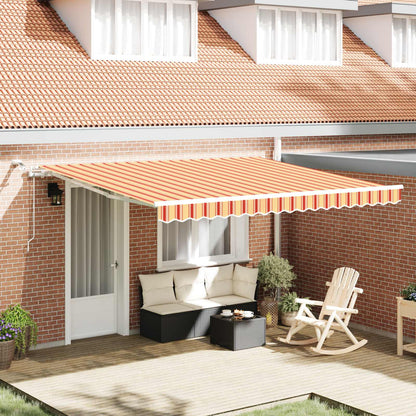 Luifeldoek Polyester Geel En Oranje