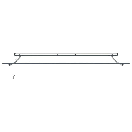 Uitschuifbare Luifel Stof En Aluminium Lichtgrijs