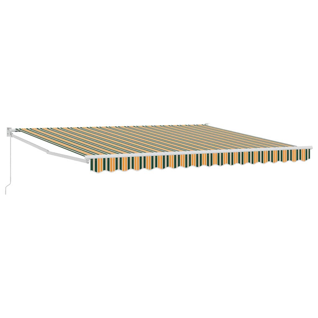 Markies Groen En Wit 400 X 350 X 165 Cm Polyester En Metaal Groen En Geel
