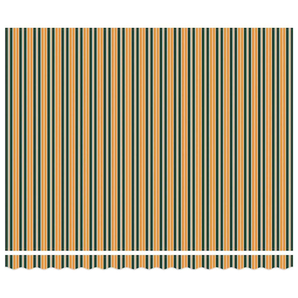 Markies Groen En Wit 400 X 350 X 165 Cm Polyester En Metaal Groen En Geel