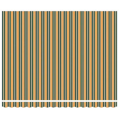 Markies Groen En Wit 400 X 350 X 165 Cm Polyester En Metaal Groen En Geel