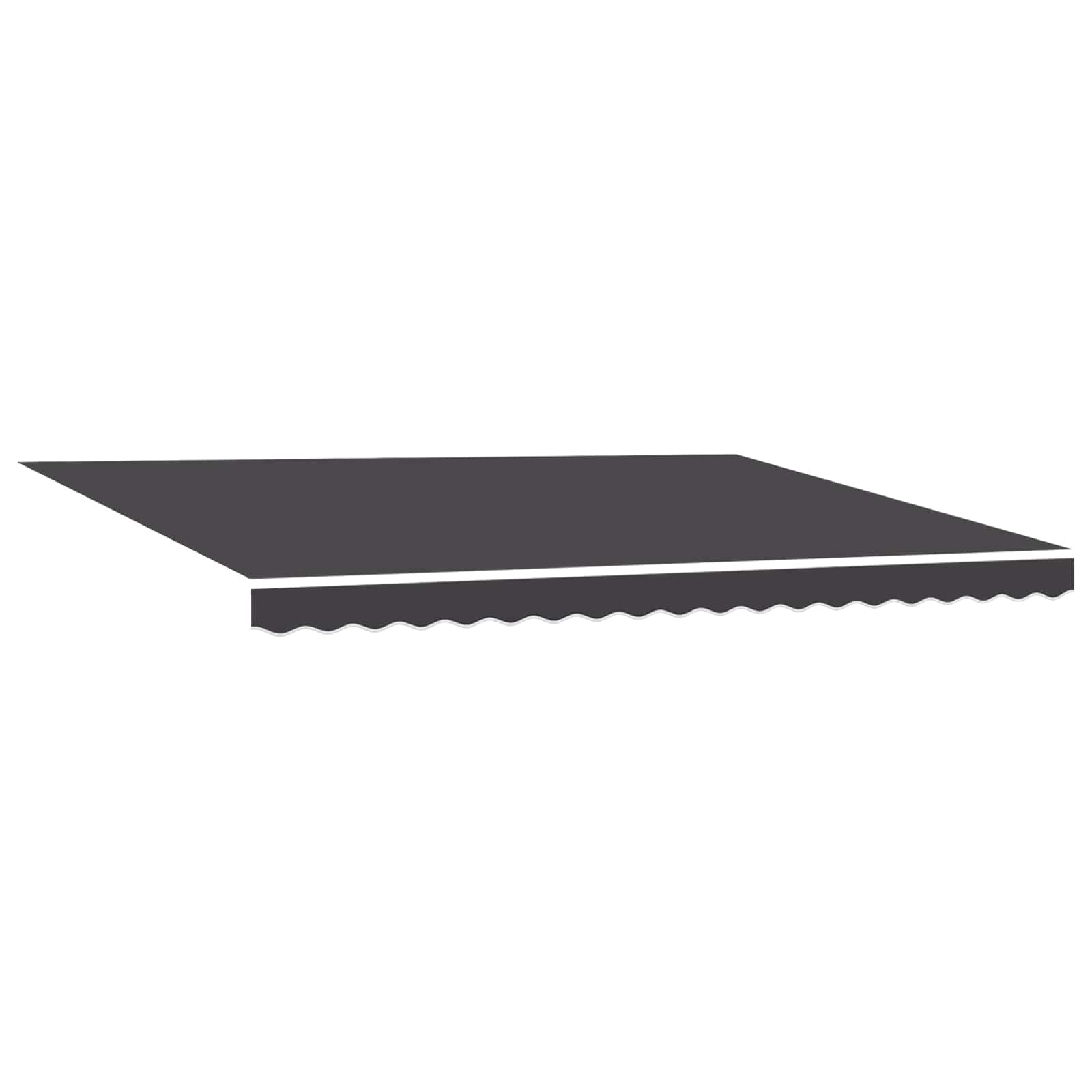 Inklapbaar Zonnescherm Antraciet 450 × 300 Cm Anthraciet (Anthraciet Frame)