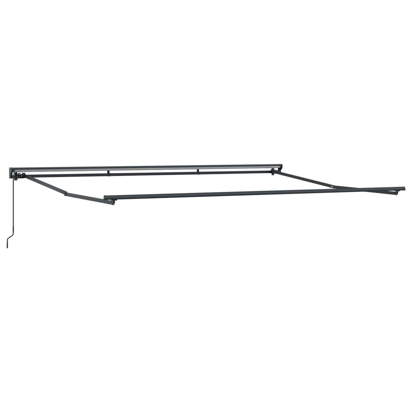 Inklapbaar Zonnescherm Antraciet 450 × 300 Cm Anthraciet (Anthraciet Frame)