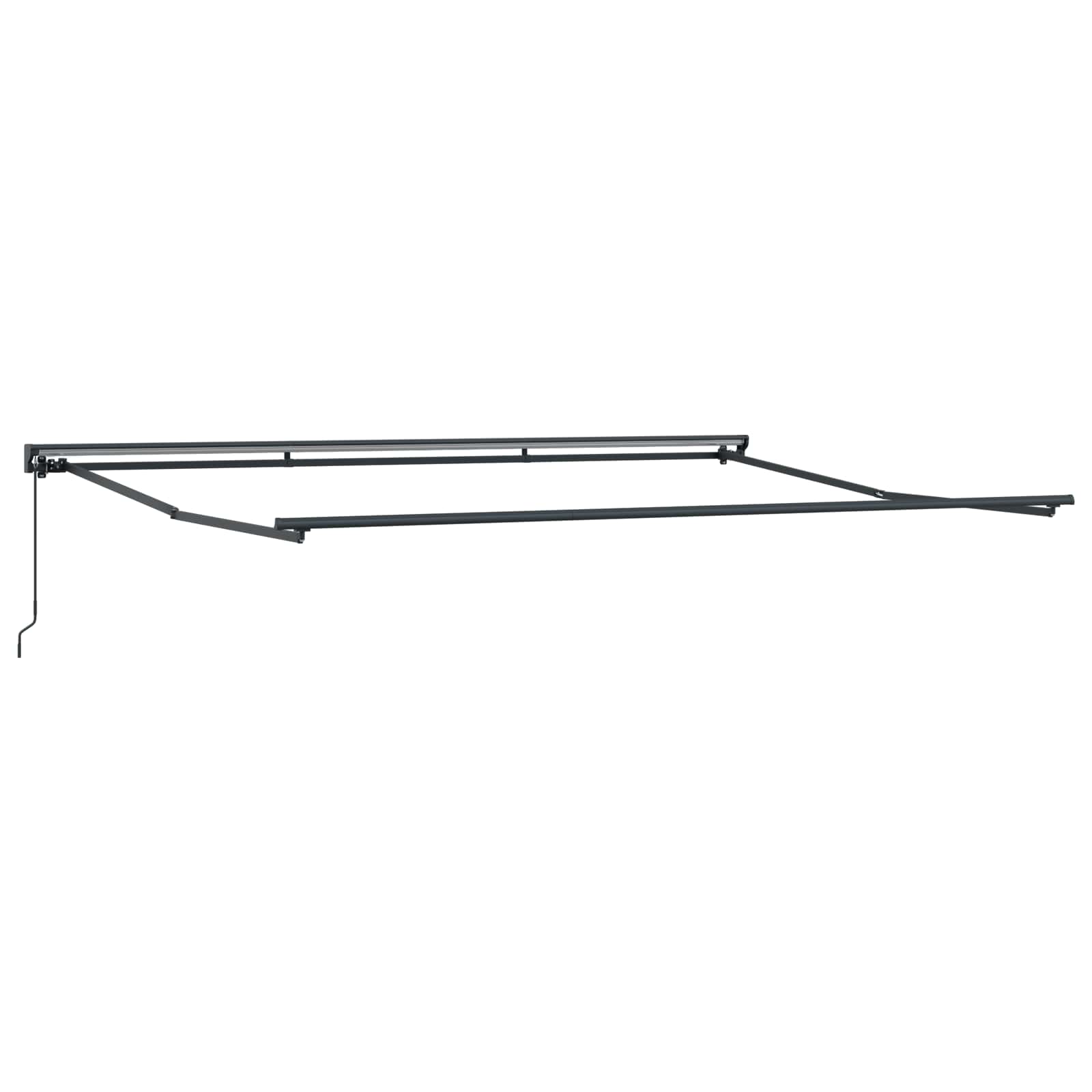 Inklapbaar Zonnescherm Antraciet 450 × 300 Cm Anthraciet (Anthraciet Frame)