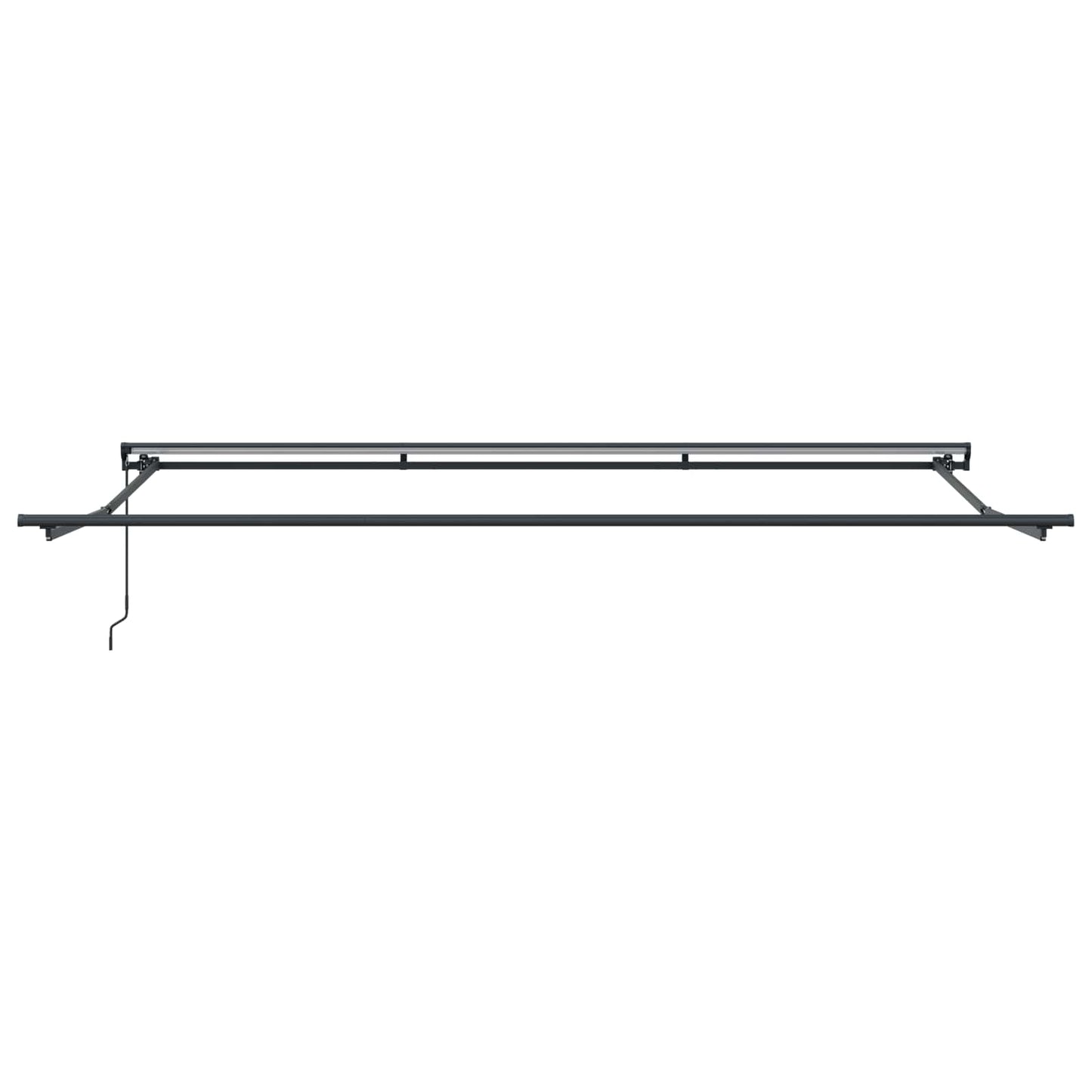 Inklapbaar Zonnescherm Antraciet 450 × 300 Cm Anthraciet (Anthraciet Frame)