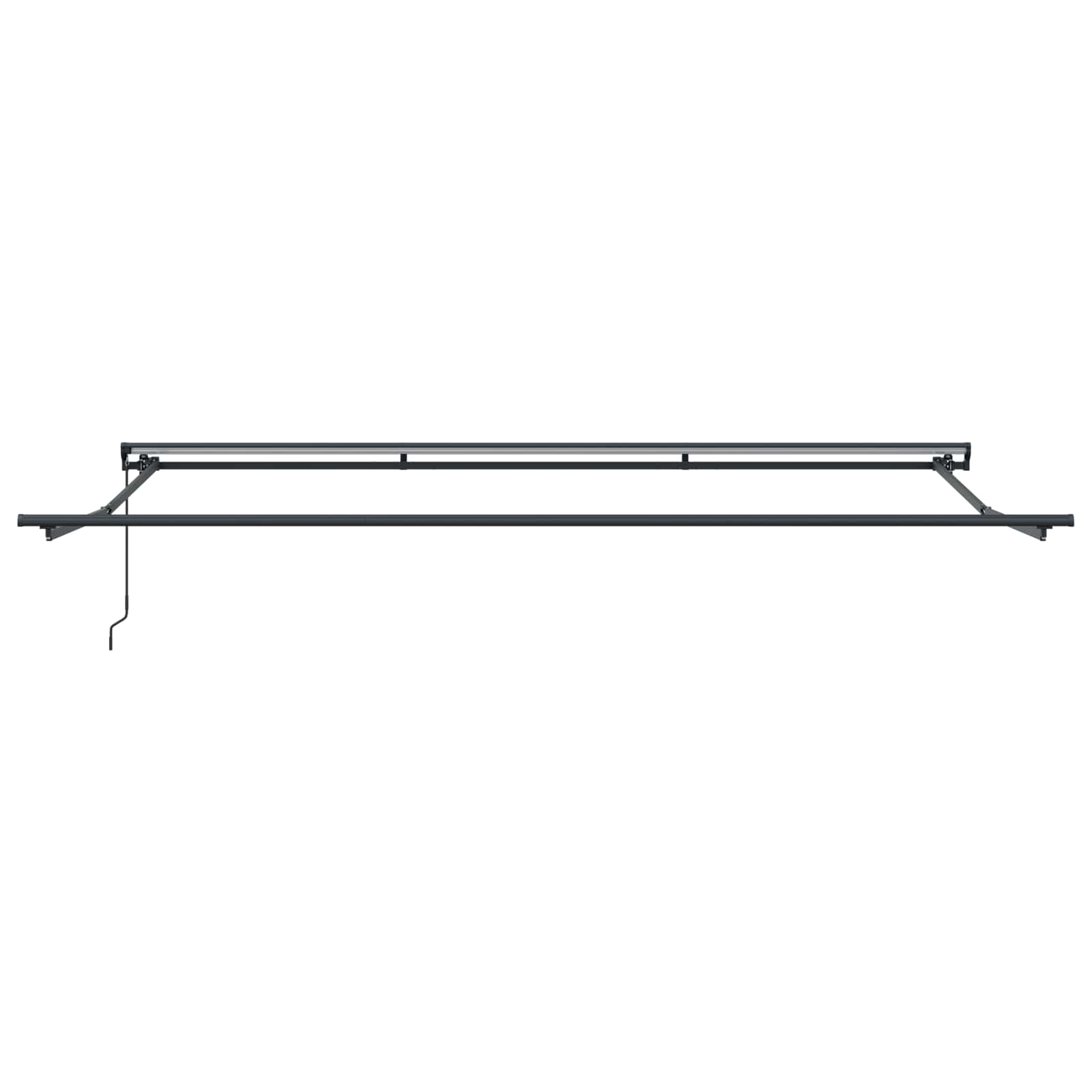 Inklapbaar Zonnescherm Antraciet 450 × 300 Cm Anthraciet (Anthraciet Frame)
