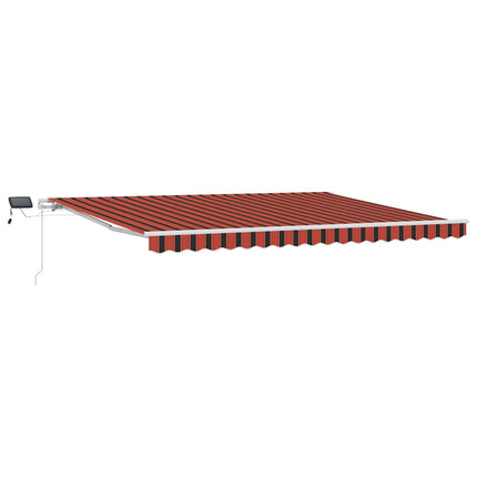 Uitschuifbare Luifel Oranje En Bruin Oranje/Zwart/Geel