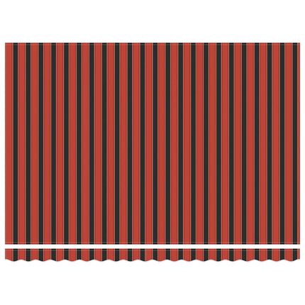 Uitschuifbare Luifel Oranje En Bruin Oranje/Zwart/Geel