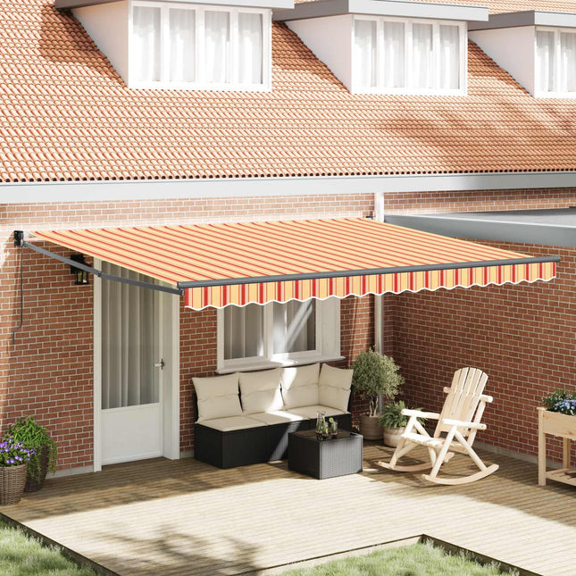 Markies Geel En Oranje 450 X 300 X 165 Cm Polyester En Metaal Geel En Oranje