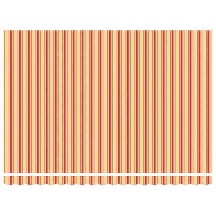 Uitschuifbare Luifel Geel En Oranje 450 X 300 X 165 Cm Geel, Oranje, Wit (Anthraciet Frame)