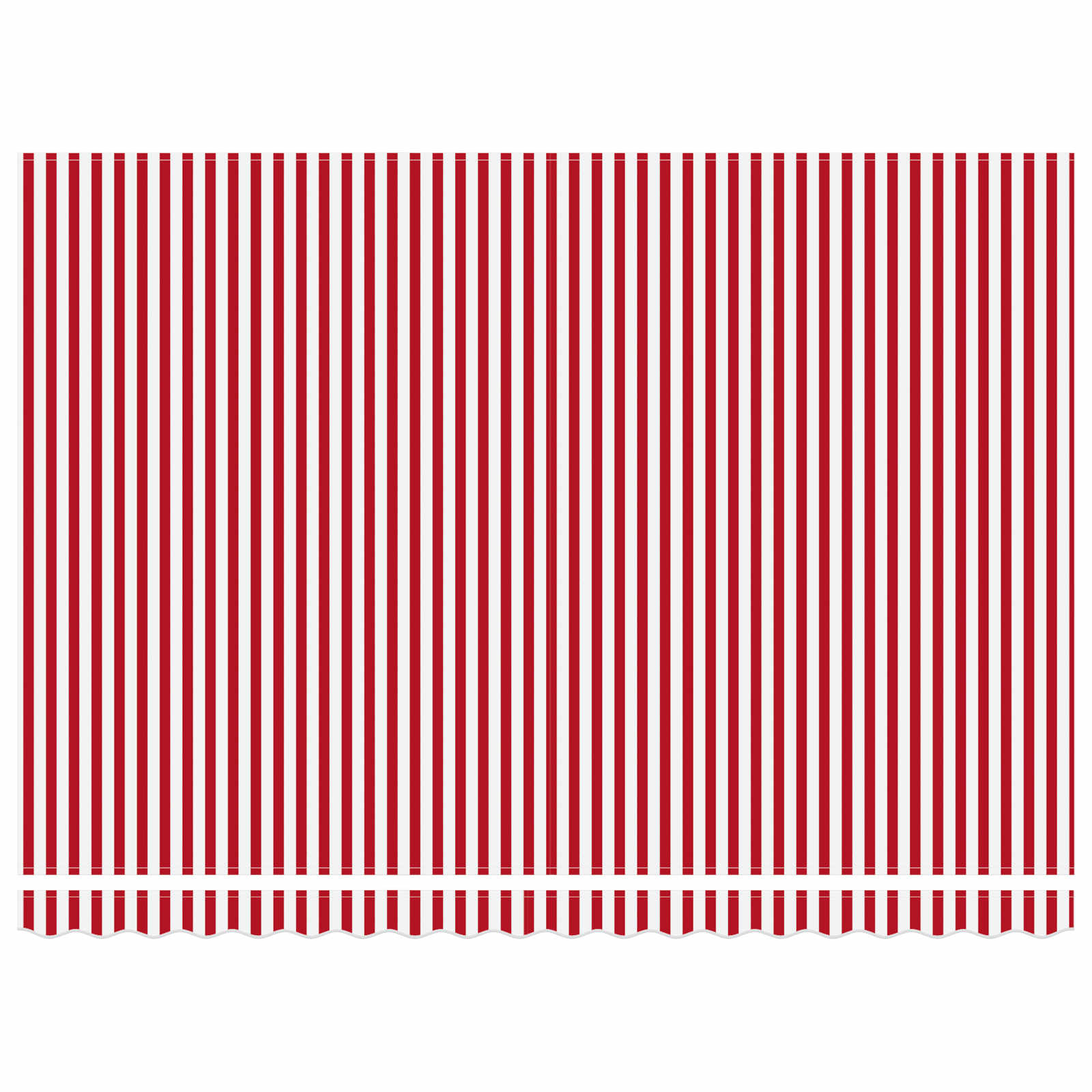 Luifeldoek Met Polyester Rood En Wit