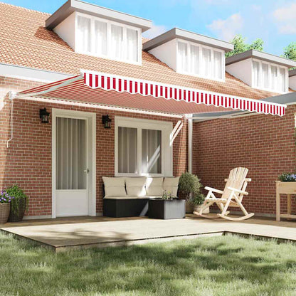 Markies Rood En Wit 450 X 300 X 165 Cm Polyester En Metaal Rood En Wit