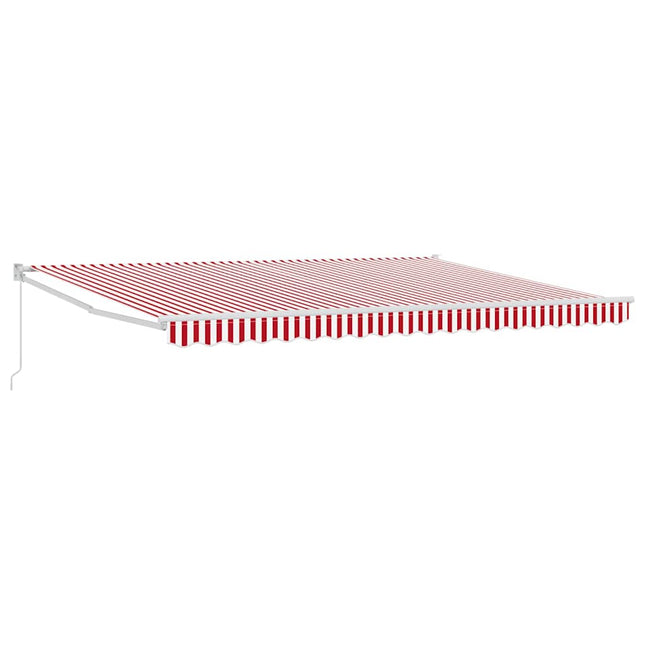 Markies Rood En Wit 450 X 300 X 165 Cm Polyester En Metaal Rood En Wit
