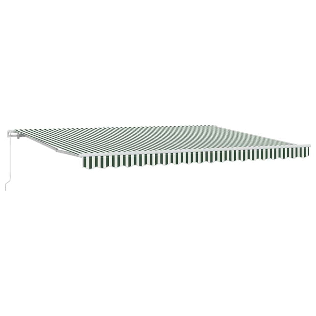 Markies Groen En Wit 450 X 300 X 165 Cm Polyester En Metaal Groen En Geel (Anthraciet Frame)