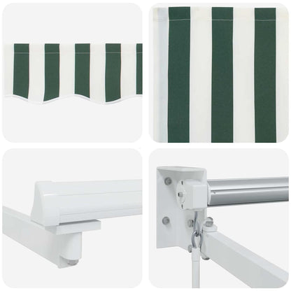 Markies Groen En Wit 450 X 300 X 165 Cm Polyester En Metaal Groen En Wit
