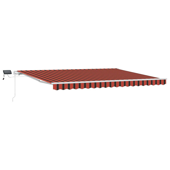 Uitschuifbare Luifel Oranje En Bruin Oranje/Zwart/Geel