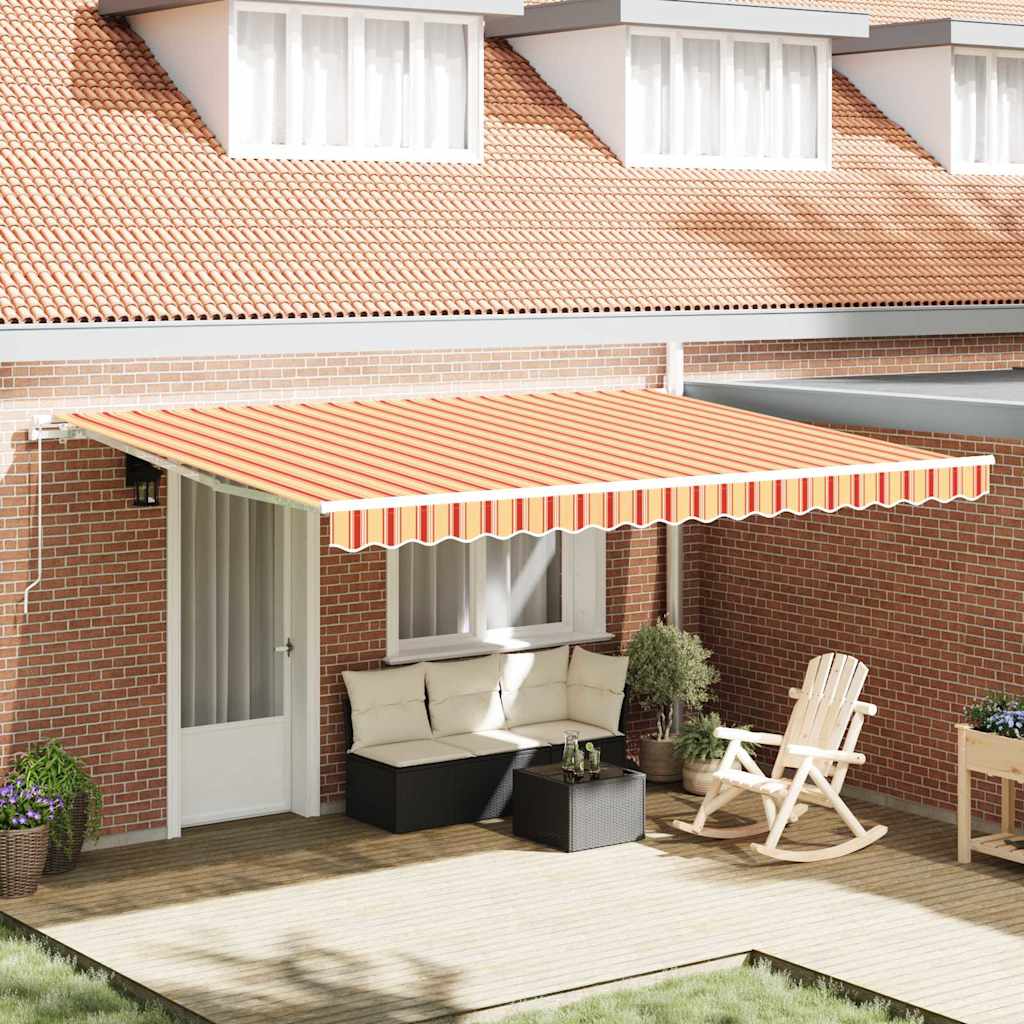 Markies Geel En Oranje 450 X 350 X 165 Cm Polyester Oranje/Zwart/Geel