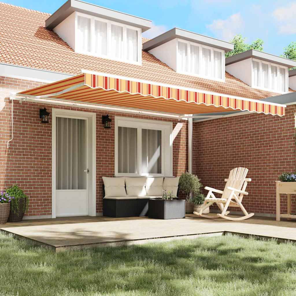 Markies Geel En Oranje 450 X 350 X 165 Cm Polyester Oranje/Zwart/Geel