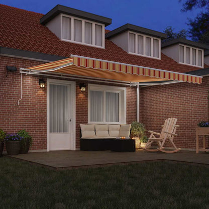 Inklapbaar Zonnescherm Geel En Oranje