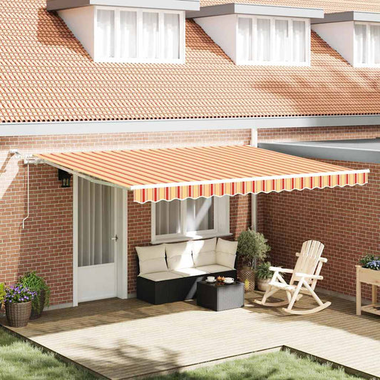 Luifeldoek Polyester Geel En Oranje