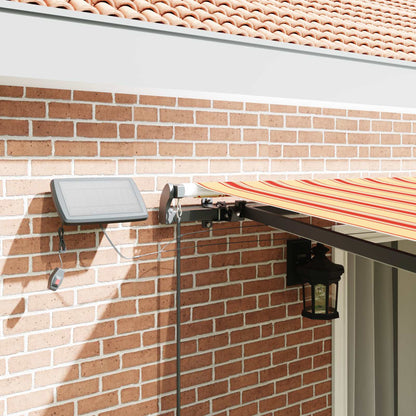 Inklapbaar Zonnescherm Stof Geel En Oranje