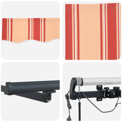 Luifeldoek Polyester Geel En Oranje