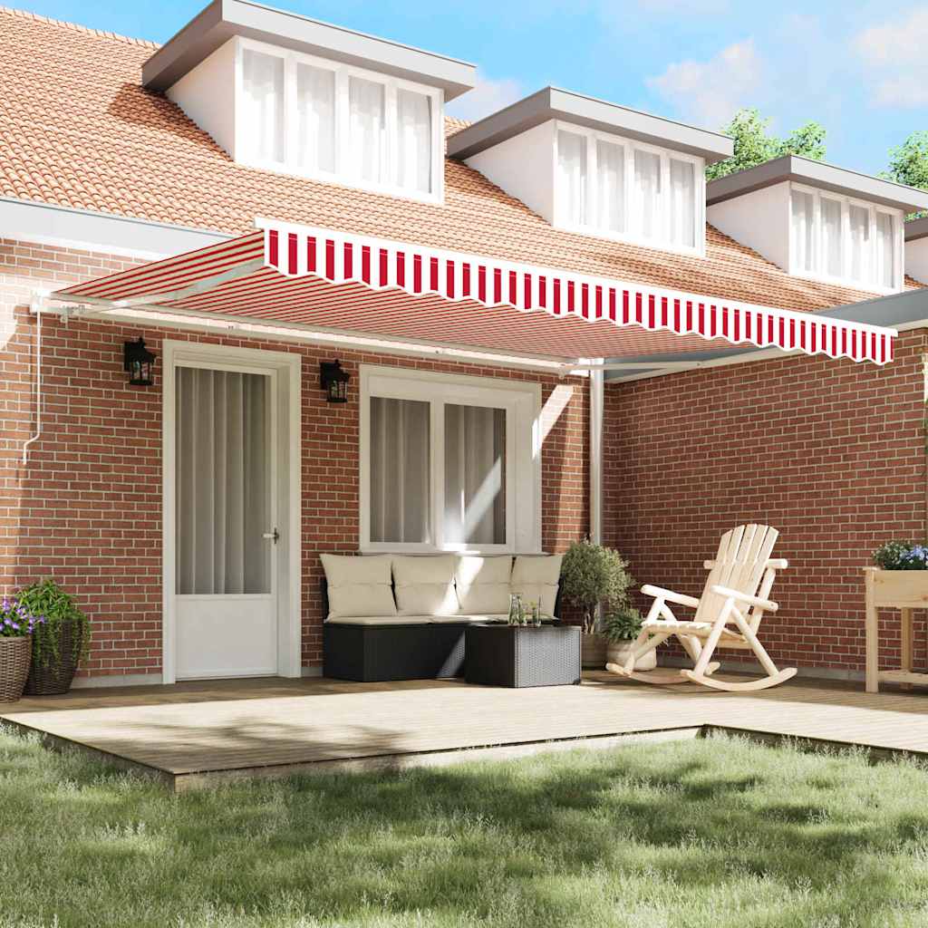 Markies Rood En Wit 450 X 350 X 165 Cm Polyester Geel En Oranje