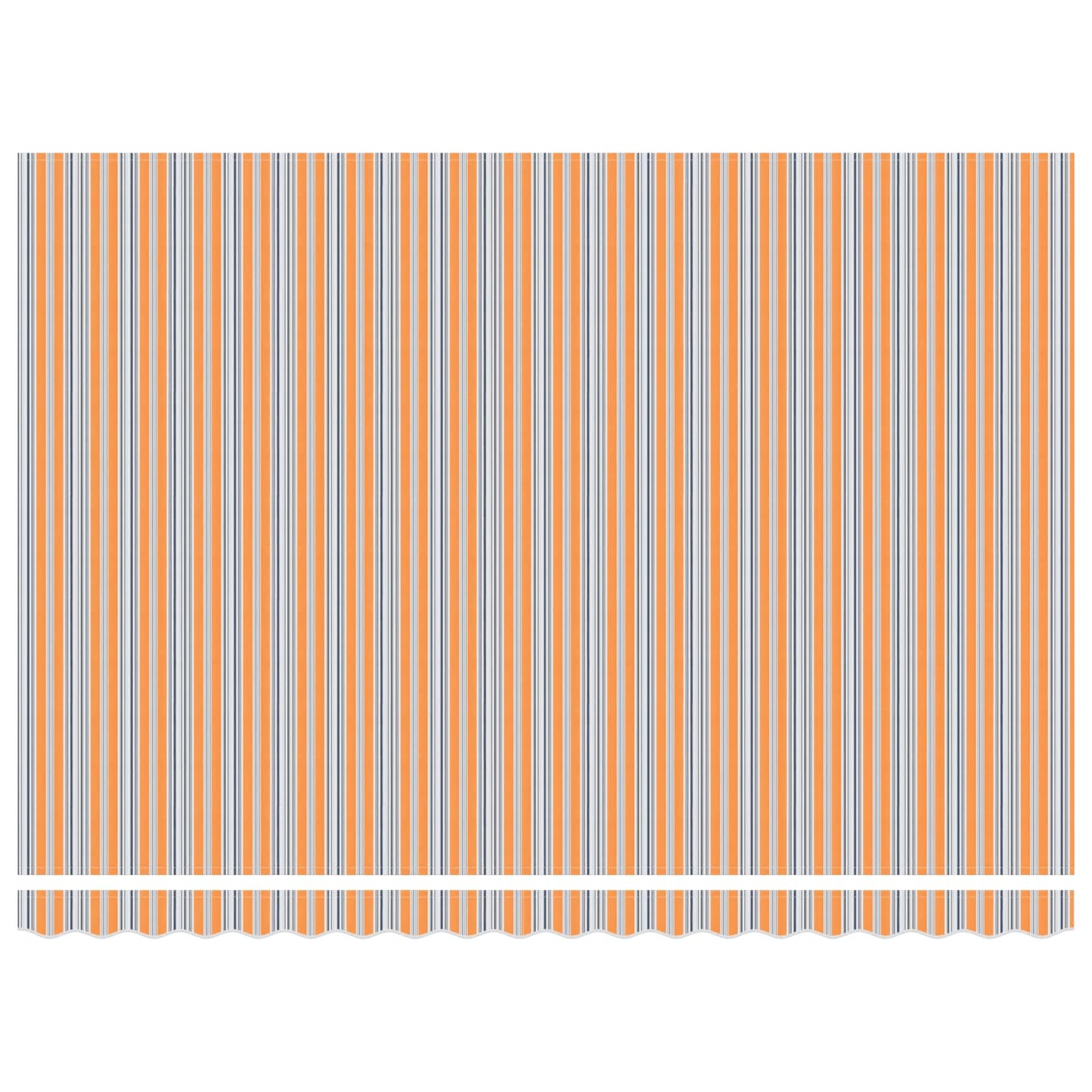 Inklapbaar Zonnescherm Multikleur Blauw En Oranje