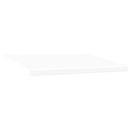 Uitschuifbare Luifel Stof En Aluminium Wit