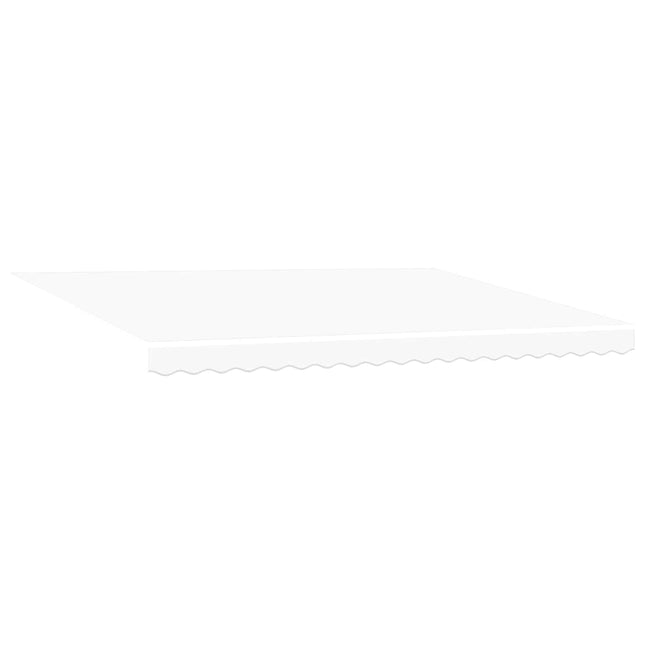Uitschuifbare Luifel Stof En Aluminium Wit