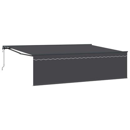 Inklapbaar Zonnescherm Antraciet 500 × 300 Cm Anthraciet (Anthraciet Frame)