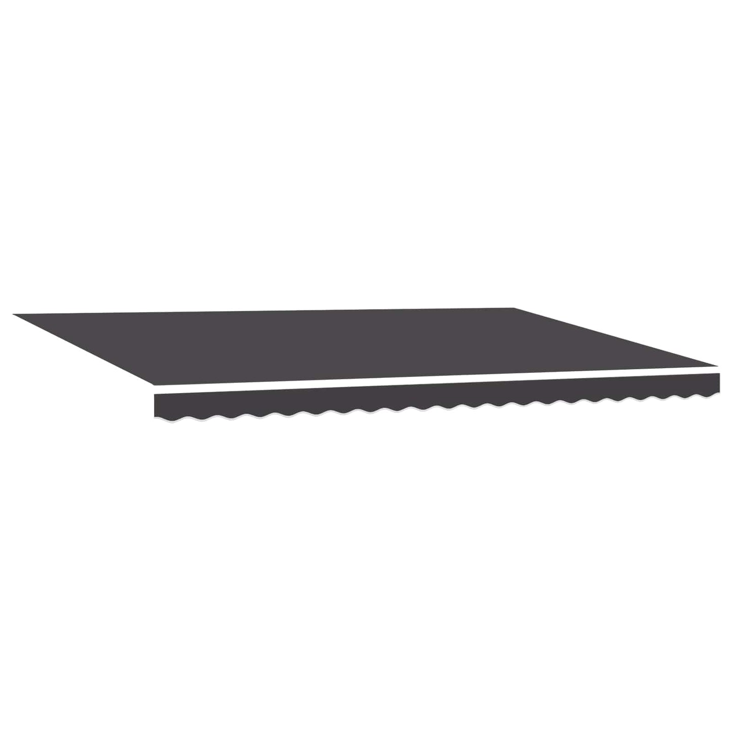 Inklapbaar Zonnescherm Antraciet 500 × 300 Cm Anthraciet (Anthraciet Frame)