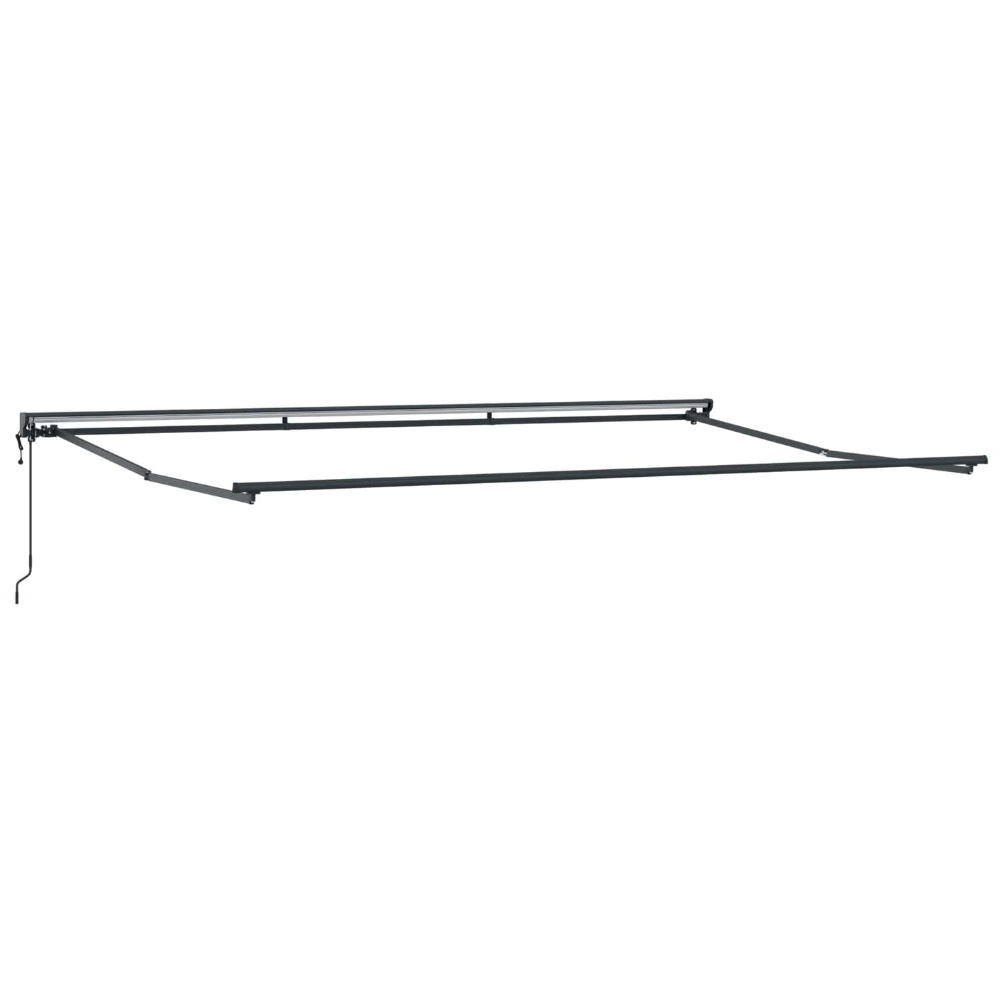 Inklapbaar Zonnescherm Antraciet 500 × 300 Cm Anthraciet (Anthraciet Frame)