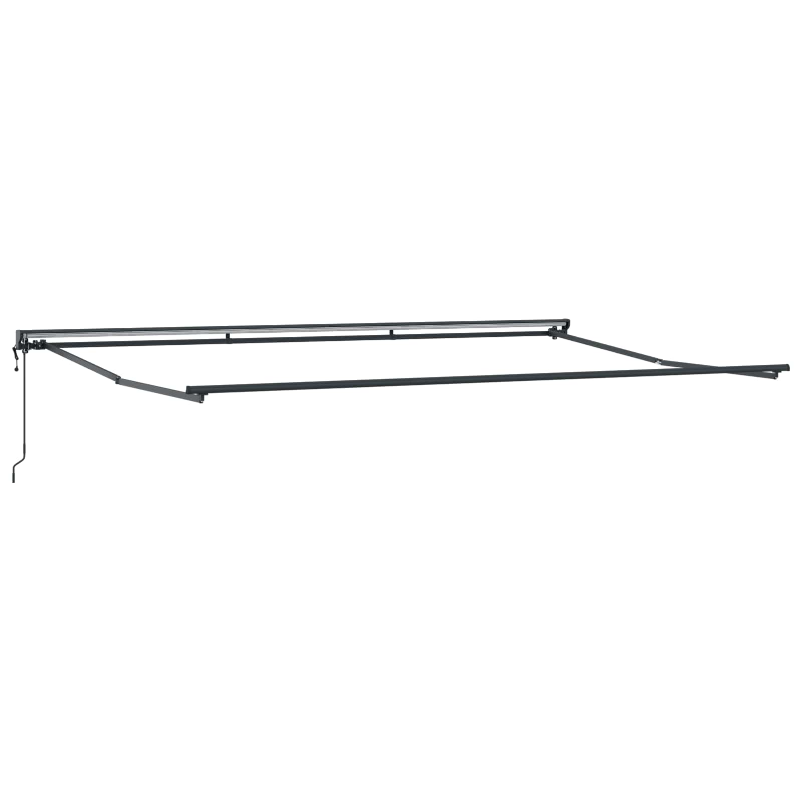 Inklapbaar Zonnescherm Antraciet 500 × 300 Cm Anthraciet (Anthraciet Frame)