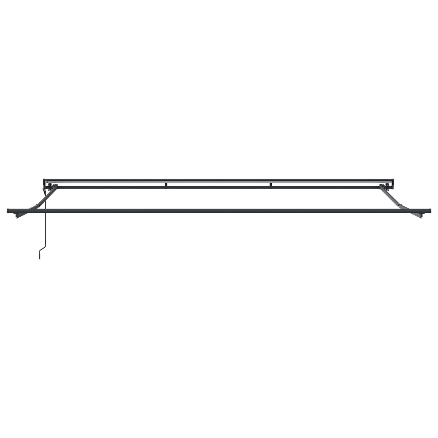 Inklapbaar Zonnescherm Antraciet 500 × 300 Cm Anthraciet (Anthraciet Frame)