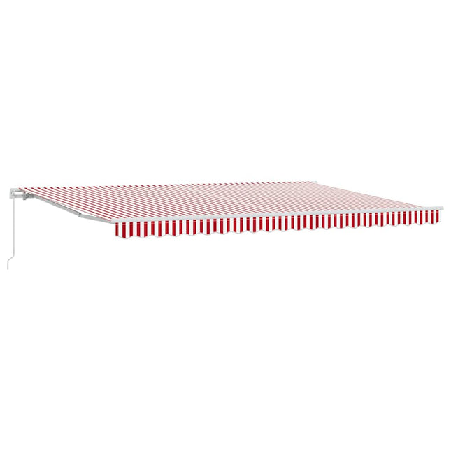 Markies Rood En Wit 500 X 300 X 165 Cm Polyester En Metaal Geel En Oranje (Anthraciet Frame)