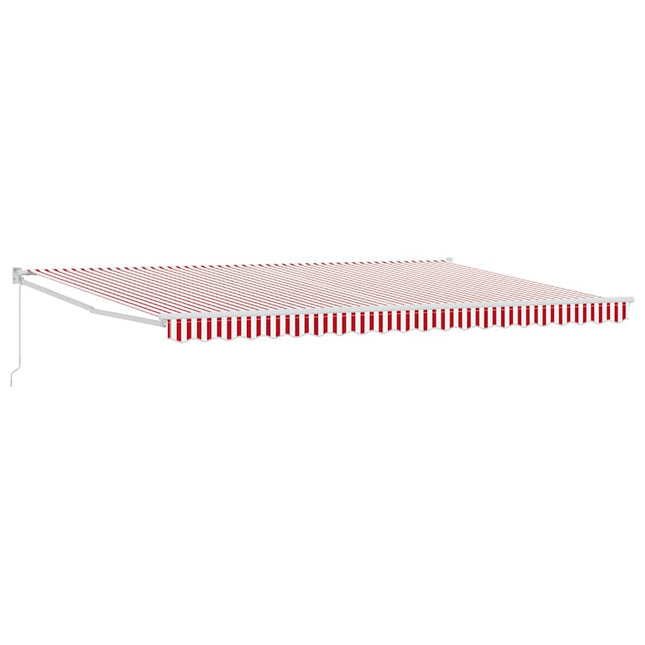 Markies Rood En Wit 500 X 300 X 165 Cm Polyester En Metaal Rood En Wit