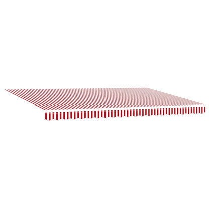 Markies Rood En Wit 500 X 300 X 165 Cm Polyester En Metaal Rood En Wit